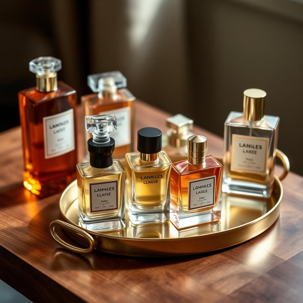 Fragrance category — wholesale flatlay